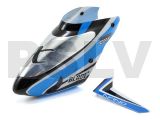 BLH3318A  	 Blade Nano CP X Complete Blue Canopy w/Vertical Fin 